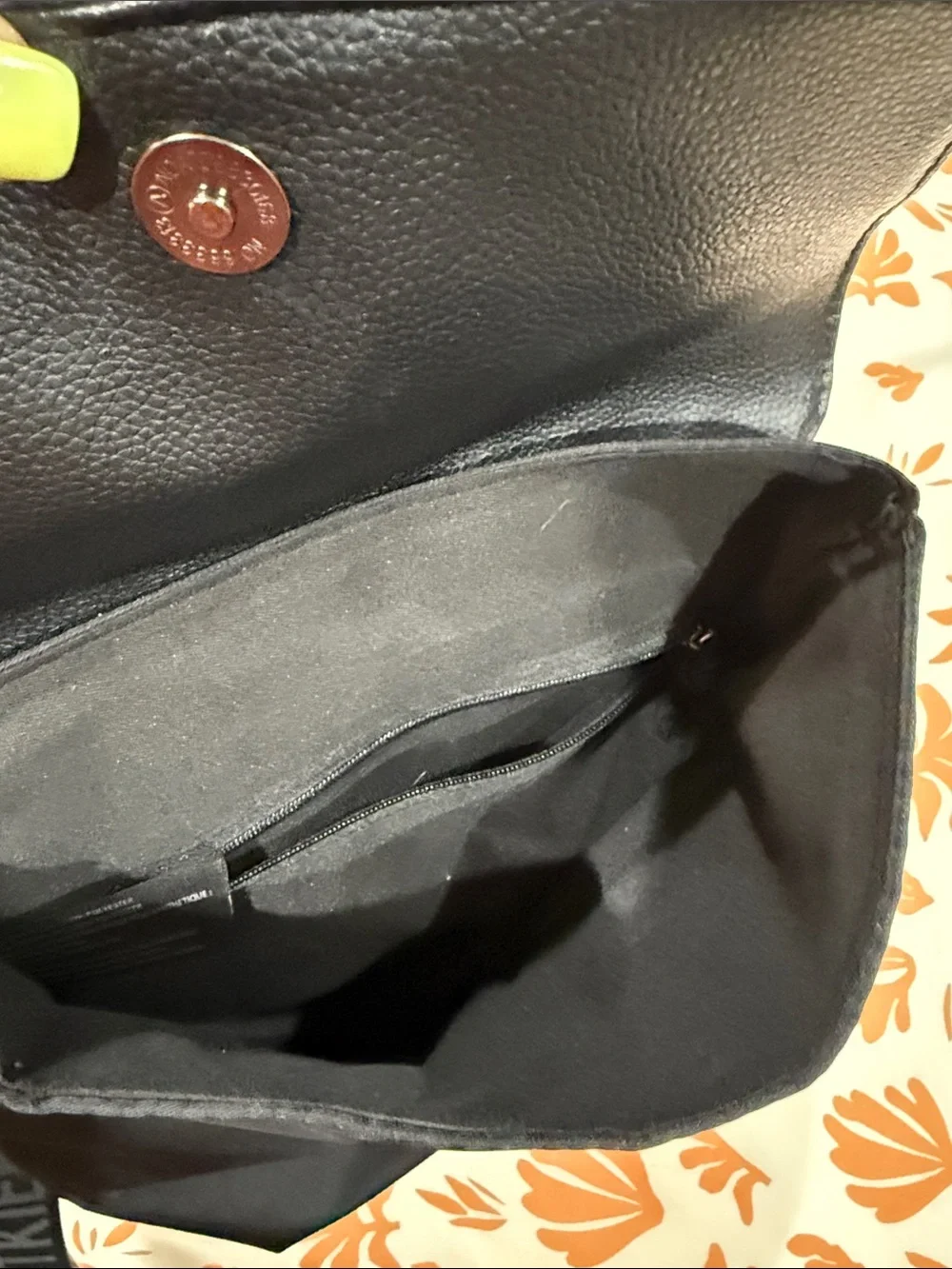 Botkier Black Nylon Backpack with Logo Strap